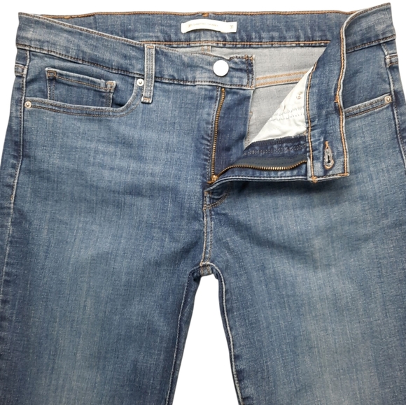 Levi's 311 Shaping Skinny Ankle Crop Blue Jeans SZ 31 - Picture 5 of 13